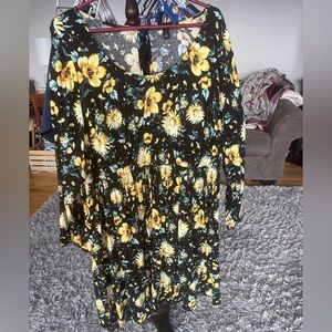 TORRID Yellow Flower Dress